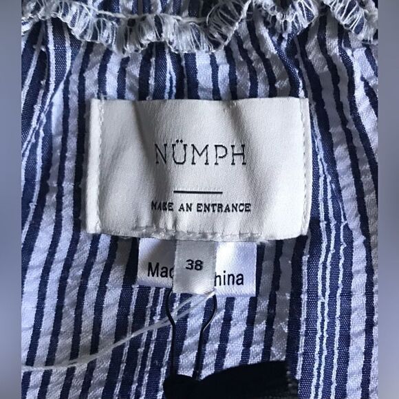 NWT … NUMPH “Size: 38 / XL” Shoya Striped Top / Blouse - Picture 3 of 5